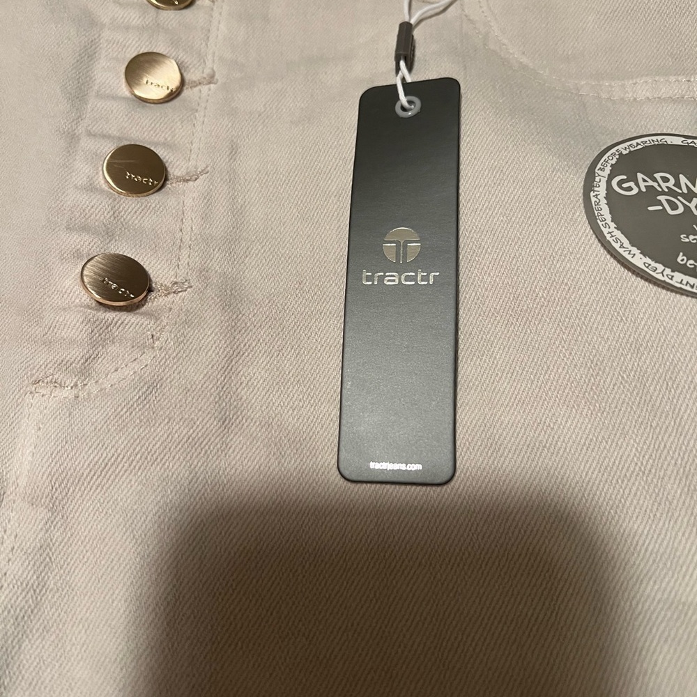 Women's Tractr Slim Fit High Rise Shorts Size 10/30 Quality (E5) Moon Struck (E5 - Picture 3 of 10